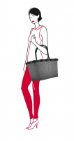 Reisenthel 'Carrybag' frame Einkaufskorb mit Alurahmen twist silver