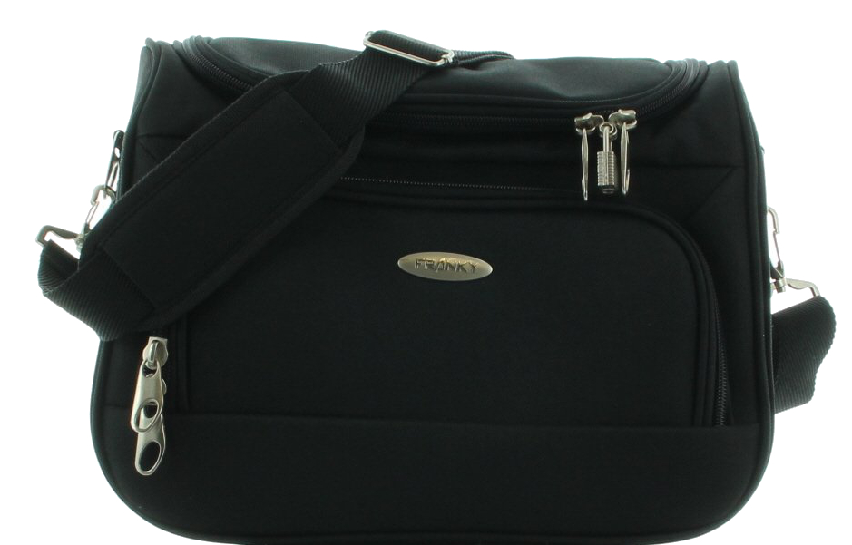 Franky Beautycase mit Schulterriemen schwarz