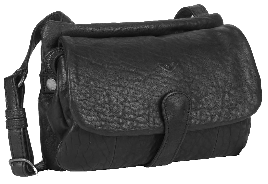 Voi 'Alana' New Zealand Schultertasche echt Schafleder schwarz