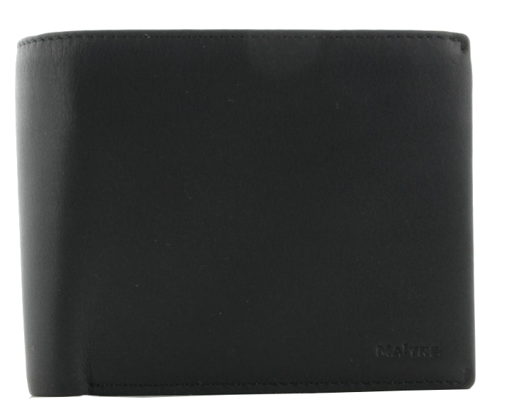 Maitre F3 'Gandolf BillFold H6 f3' Scheintasche Querformat echt Rindleder black