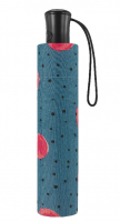 Happy Rain 'Essentials' Faltschirm Up and Down Automatic aqua dots blue