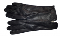 Prato 'Susan' Handschuhe Größe 7 Lammnappaleder gefüttert schwarz 