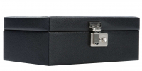 Windrose 'Beluga' Uhrenkassette 10 Uhrenfächer schwarz