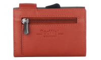 Secwal1 Kartenetui RV Münzfach RFID Leder orange