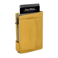 Secwal2 Kartenetui Geldbeutel RFID Leder gelb