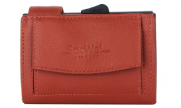 Secwal2 Kartenetui Geldbeutel RFID Leder orange