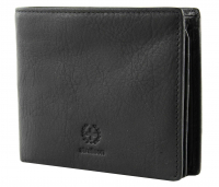 Strellson 'Blackwall' Scheintasche Querformat echt Leder black