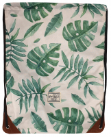 New-Rebels 'Shoebag' Schuhbeutel Rucksack green palm print