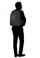 American Tourister 'At Work' Laptop Businessrucksack bis 17,3 Zoll 34l 0,7kg schwarz/orange