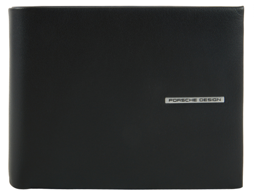 Porsche Design 'billfold sh7' Börse klein RFID echt Leder schwarz