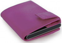 Secwal2 Kartenetui Geldbeutel RFID Leder pink