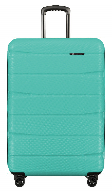 Franky 4-Rad Hartschalen-Trolley L 76cm 4,3kg aqua