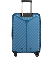 Franky 4-Rad Hartschalen-Trolley M 66cm 67l 2,9kg blue metallic