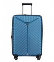 Franky 4-Rad Hartschalen-Trolley M 66cm 67l 2,9kg blue metallic