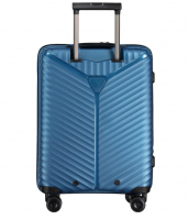 Franky 4-Rad Hartschalen-Trolley S 55cm 40l 2,3kg blue metallic