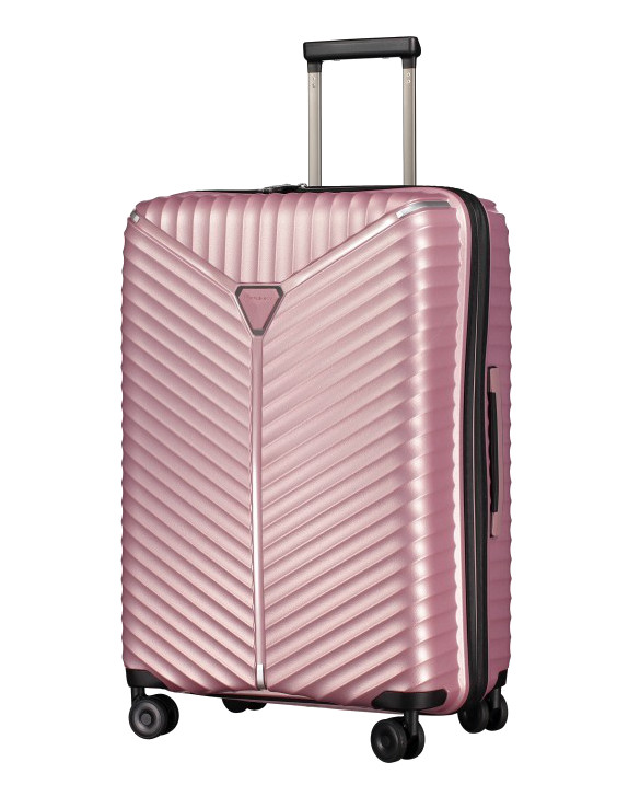 Franky 4-Rad Hartschalen-Trolley M 66cm 67l 2,9kg shiny rose