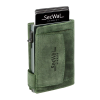 Secwal2 Kartenetui 'Hunter' Geldbeutel RFID Leder grün