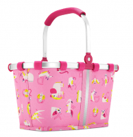 Reisenthel 'Carrybag XS' Einkaufskorb mit Alurahmen kids abc friends pink