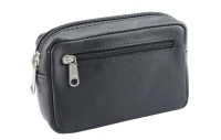 Manage 'Classic Nappa' Gürteltasche echt Leder schwarz