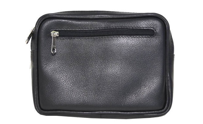 Manage 'Classic Nappa' Gürteltasche groß echt Leder schwarz