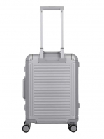 Travelite 'Next' 4-Rad-Bordtrolley S 55cm 3,9kg 39l  Aluminium silber