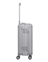 Travelite 'Next' 4-Rad-Bordtrolley S 55cm 3,9kg 39l  Aluminium silber