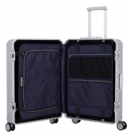 Travelite 'Next' 4-Rad-Trolley M 67cm 5,2kg 69l  Aluminium silber