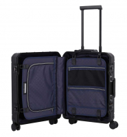 Travelite 'Next' 4-Rad-Bordtrolley S 55cm 3,9kg 39l  Aluminium schwarz