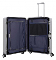 Travelite 'Next' 4-Rad-Trolley L 77cm 6,4kg 100l  Aluminium silber