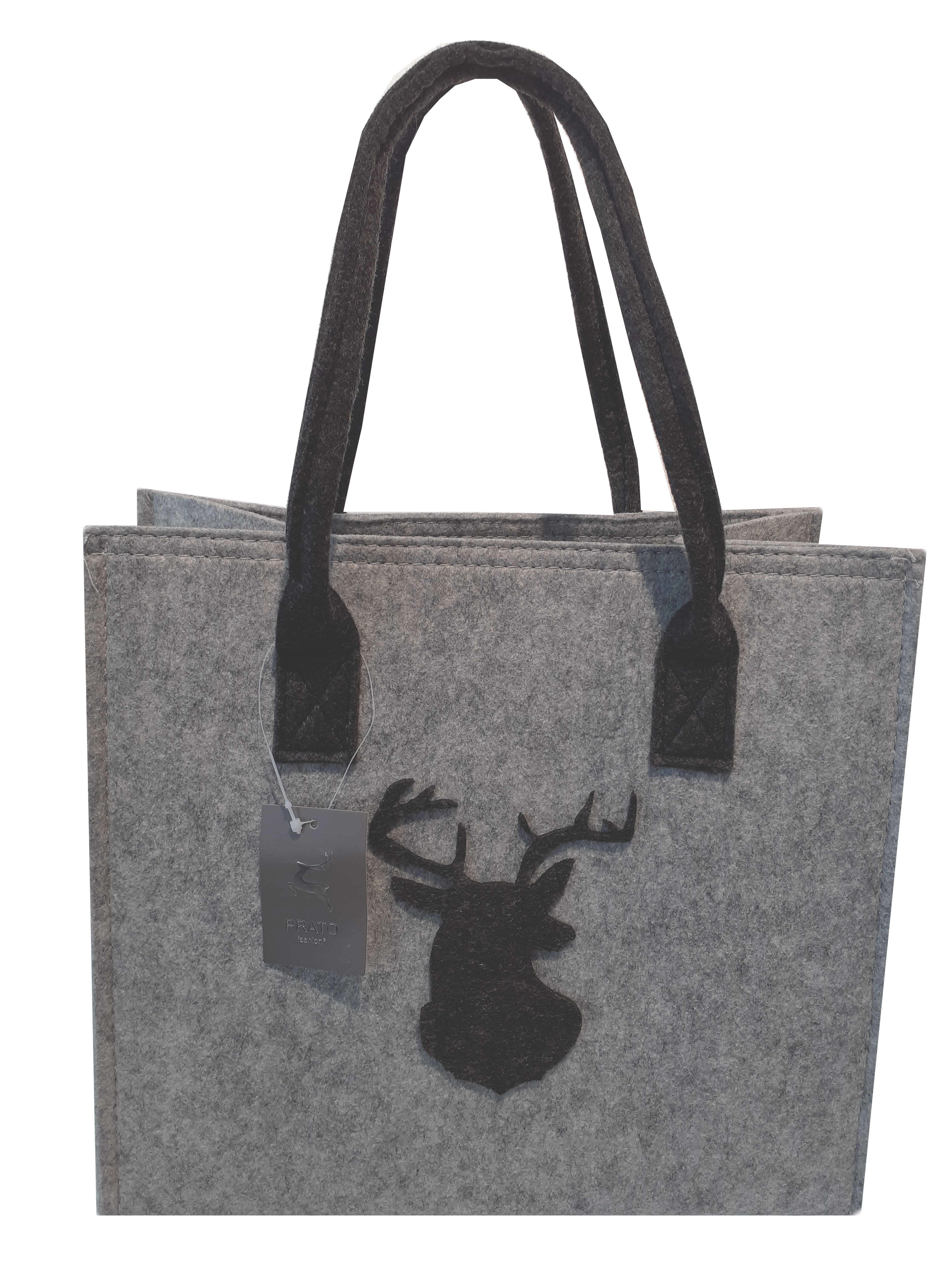 Prato 'LM Lina' Filzshopper S ight grey