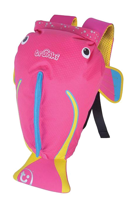 Trunki 'PaddlePak' Coral der Tropenfisch Kinderrucksack M 7,5ltr. Coral Pink