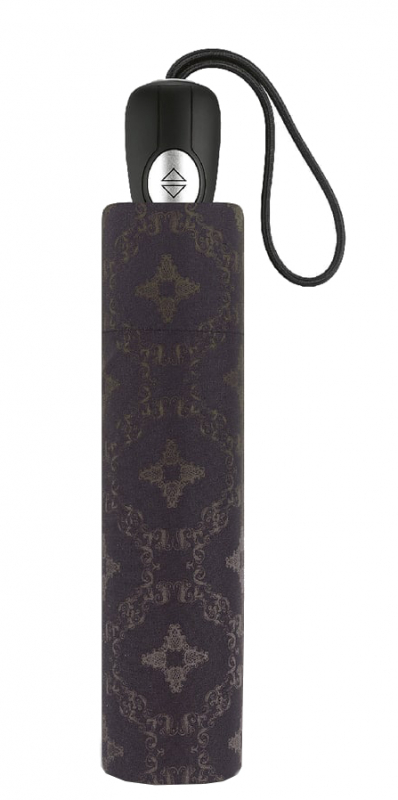 Pierre Cardin 'Brokat Deluxe' Easymatic light Taschenschirm chocolat