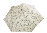 Pierre Cardin 'Croquis de fleurs' Easymatic Slimline Taschenschirm sand