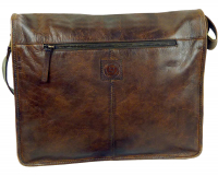 LandLeder 'Cambridge Post' Messengerbag echt Rindleder braun