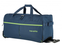Travelite 'Basics Fast' Trolley-Reisetasche 65cm 1,8kg 73l marine/limone