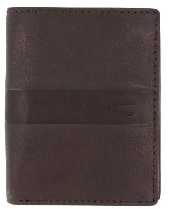 Camel active 'Mals' Kombibörse mit RFID-Schutz echt Rindleder dark brown