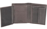 Camel active 'Salo' Kombibörse Hochformat echt Rindleder black