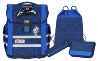 McNeill 'Wild' Schulrucksackset 4tlg. Ergo Mac 980g 18l blau