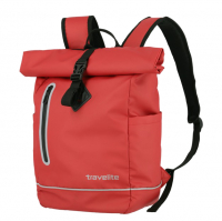 Travelite 'Basics' Rollup Rucksack Planenmaterial 19l rot