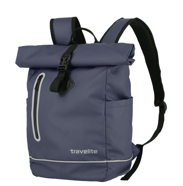 Travelite 'Basics' Rollup Rucksack Planenmaterial 19l blau