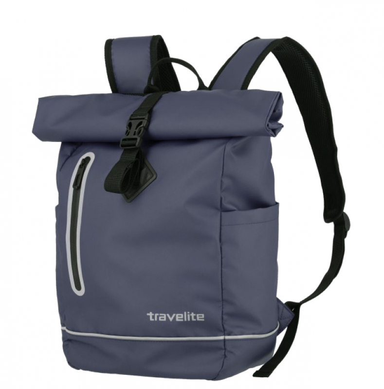 Travelite 'Basics' Rollup Rucksack Planenmaterial 19l blau