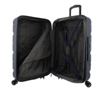 Franky 4-Rad Hartschalen-Trolley M 66x44,5x28/33cm erweiterbar 3,5kg bluestone