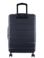 Franky 4-Rad Hartschalen-Trolley M 66x44,5x28/33cm erweiterbar 3,5kg bluestone