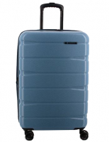 Franky 4-Rad Hartschalen-Trolley M 66x44,5x28/33cm erweiterbar 3,5kg bluestone