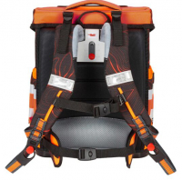 McNeill 'Drache' Schulrucksackset 4tlg. Ergo Complete DIN 1150g 20l schwarz/orange