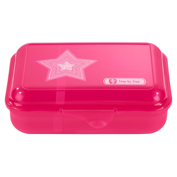 Step by Step 'Glamour Star' Lunchbox mit herausnehmbarer Trennwand 0,9l pink