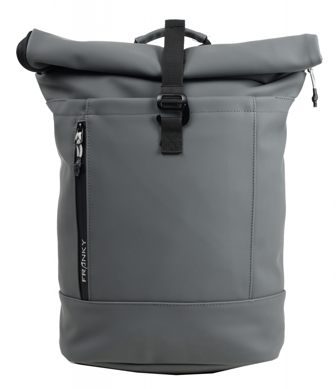 Franky Business-Rucksack mit Laptopfach erweiterbar 13 l Planenmaterial anthrazit