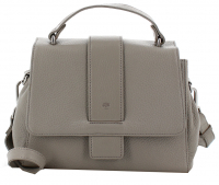 Prato SM 'Shahid' Handtasche echt Rindleder light grey