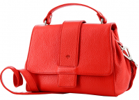 Prato SM 'Shahid' Handtasche echt Rindleder rot