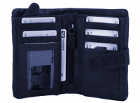 Prato 'LM Shahid' Geldbörse mit RV RFID-Schutz echt Leder dunkelblau